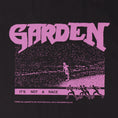 Load image into Gallery viewer, Garden Skateboards Not A Race T-Shirt Pink / Black
