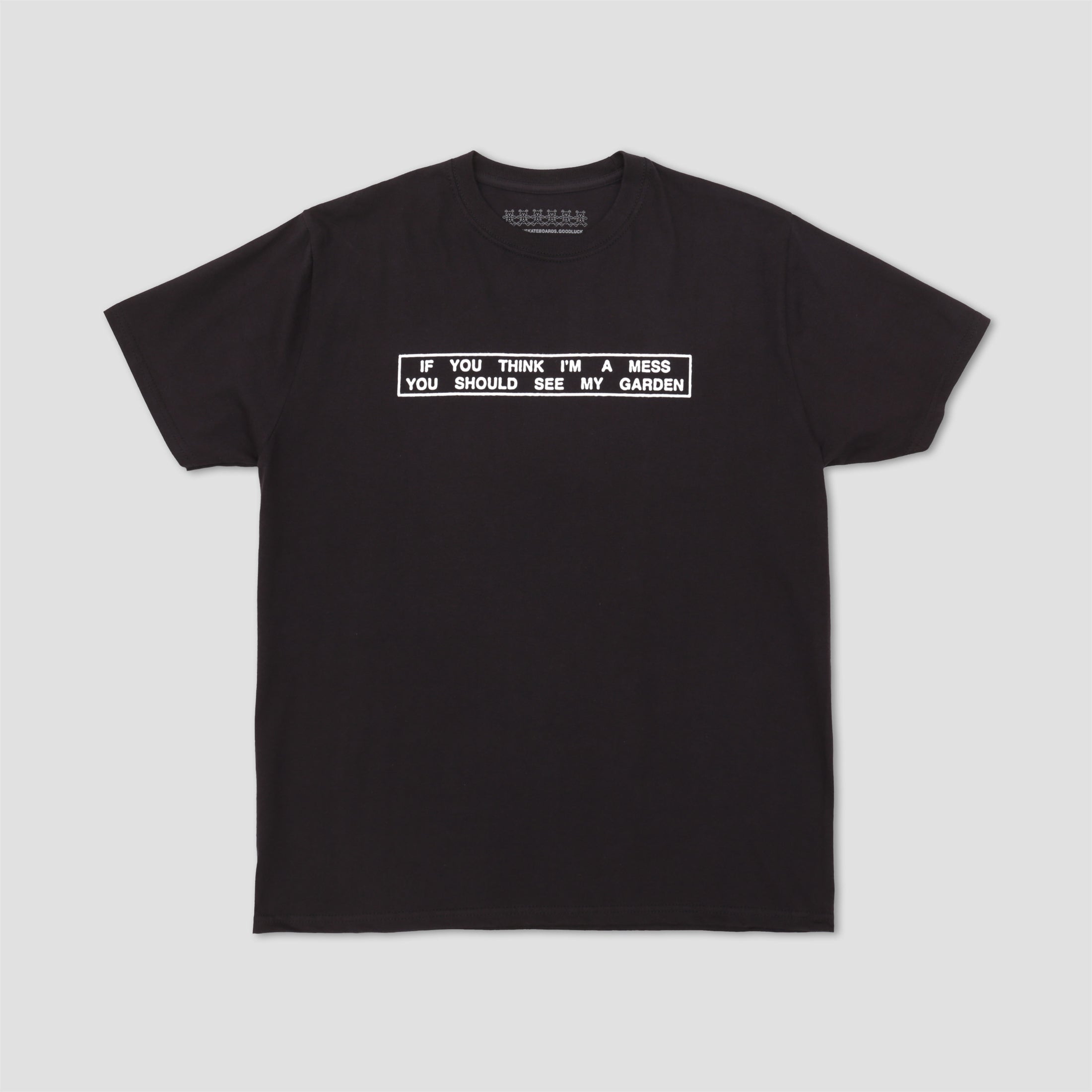 Garden Skateboards Mess T-Shirt Black