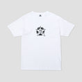 Load image into Gallery viewer, Slam City Skates Swank Star T-Shirt White / Black
