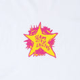 Load image into Gallery viewer, Slam City Skates Swank Star T-Shirt White / Pink / Yellow
