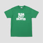 Slam City Skates Classic Logo T-Shirt Kelly Green / White