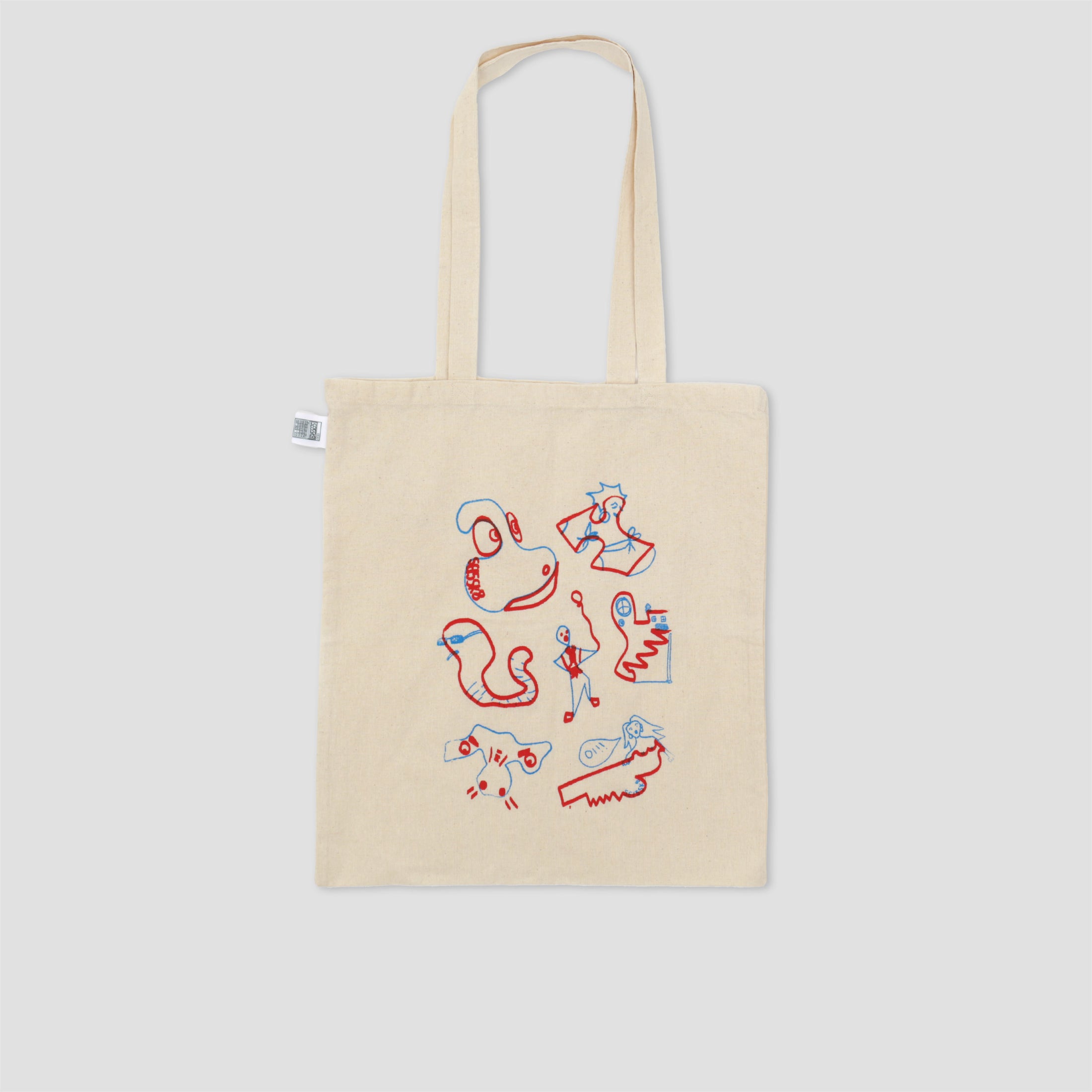 SE15SK8 Shape Game Tote Bag White