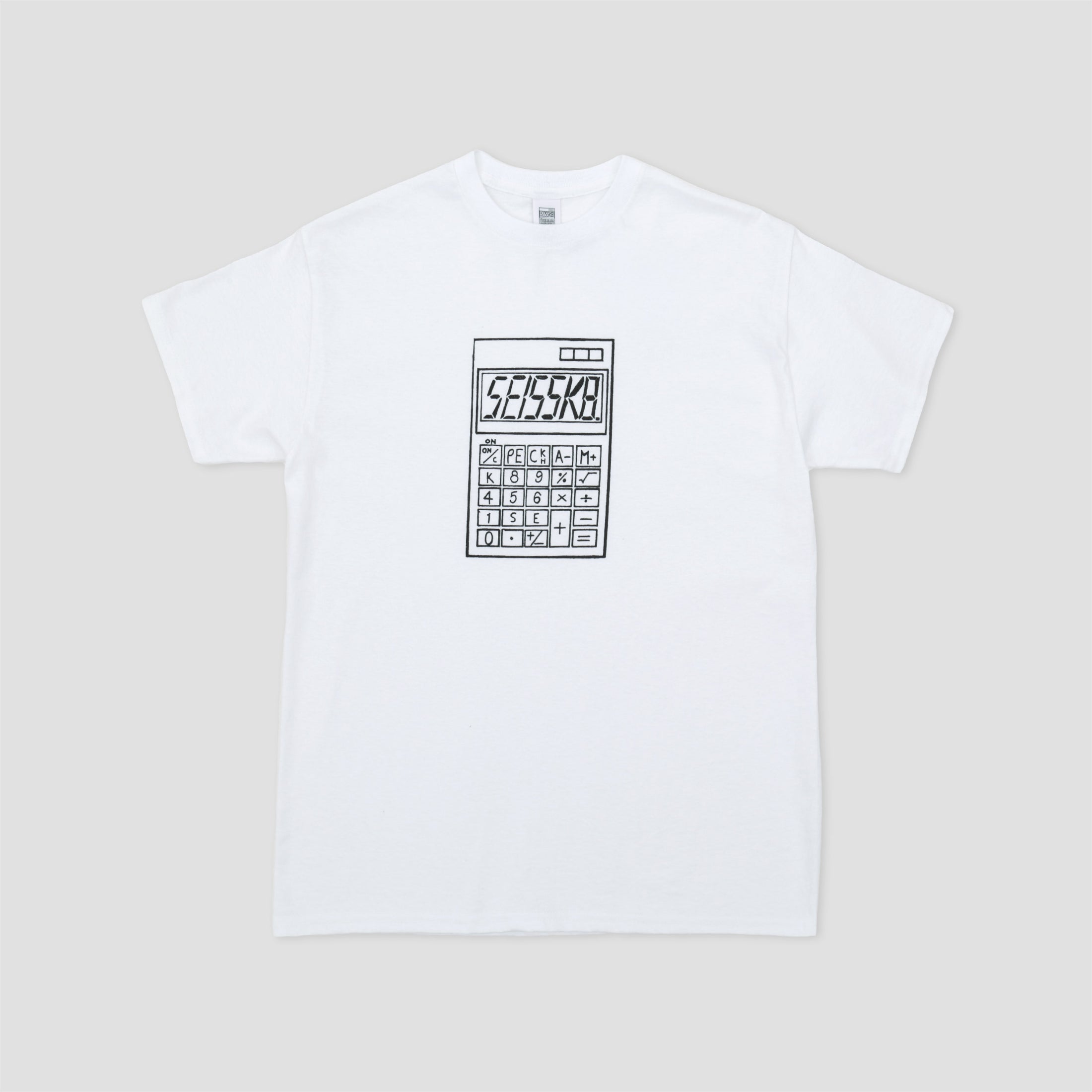 SE15SK8 Calc T-Shirt White