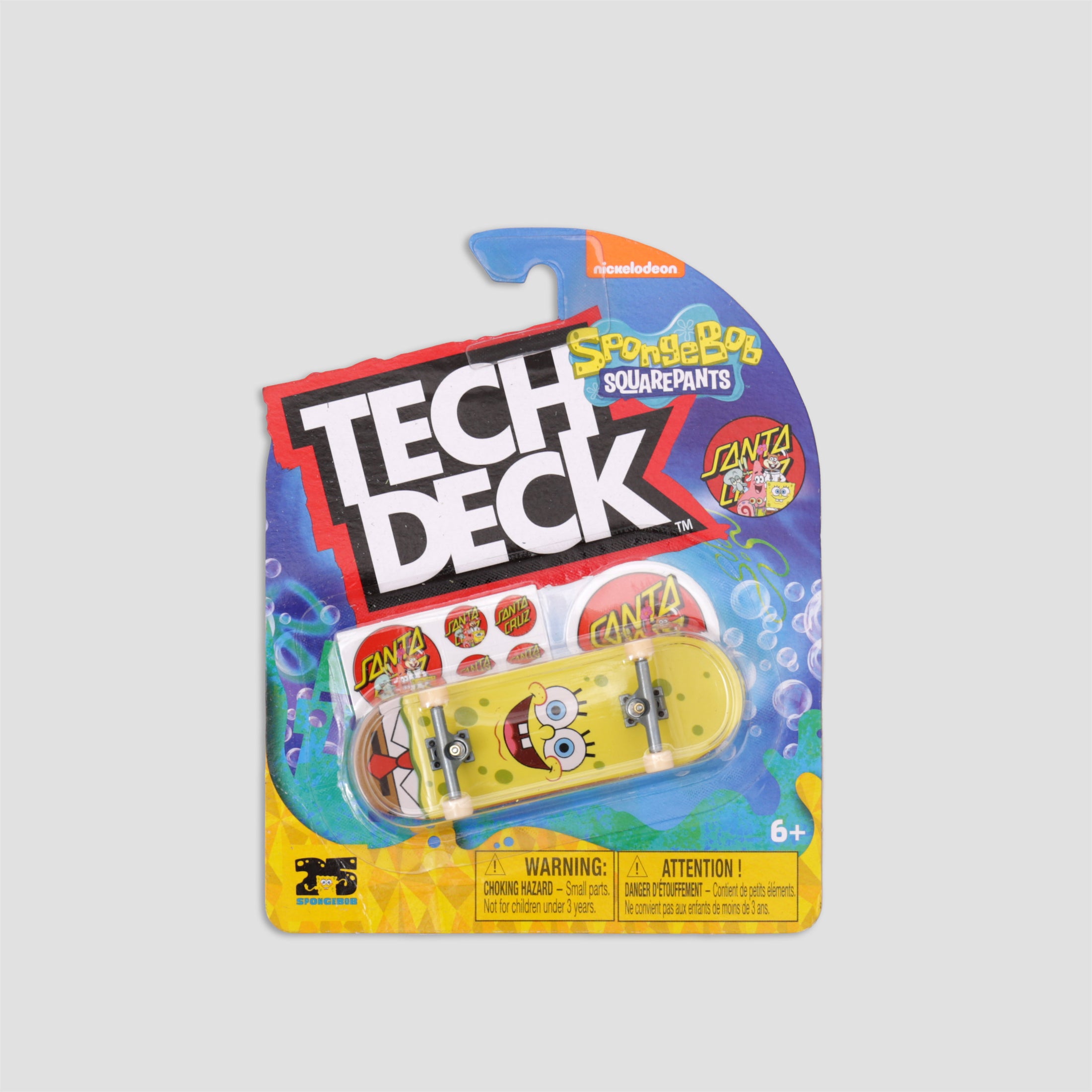 Tech Deck 96mm Santa Cruz x Spongebob Fingerboard Spongebob