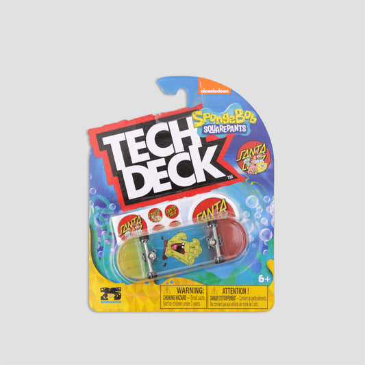 Tech Deck 96mm Santa Cruz x Spongebob Fingerboard Screaming Sponge