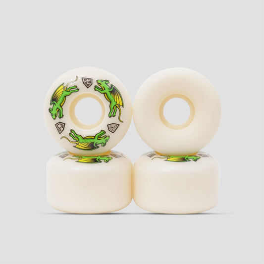 Powell Peralta Dragon Formula 53mm 97A Nano Rats V4 Skateboard Wheels Natural