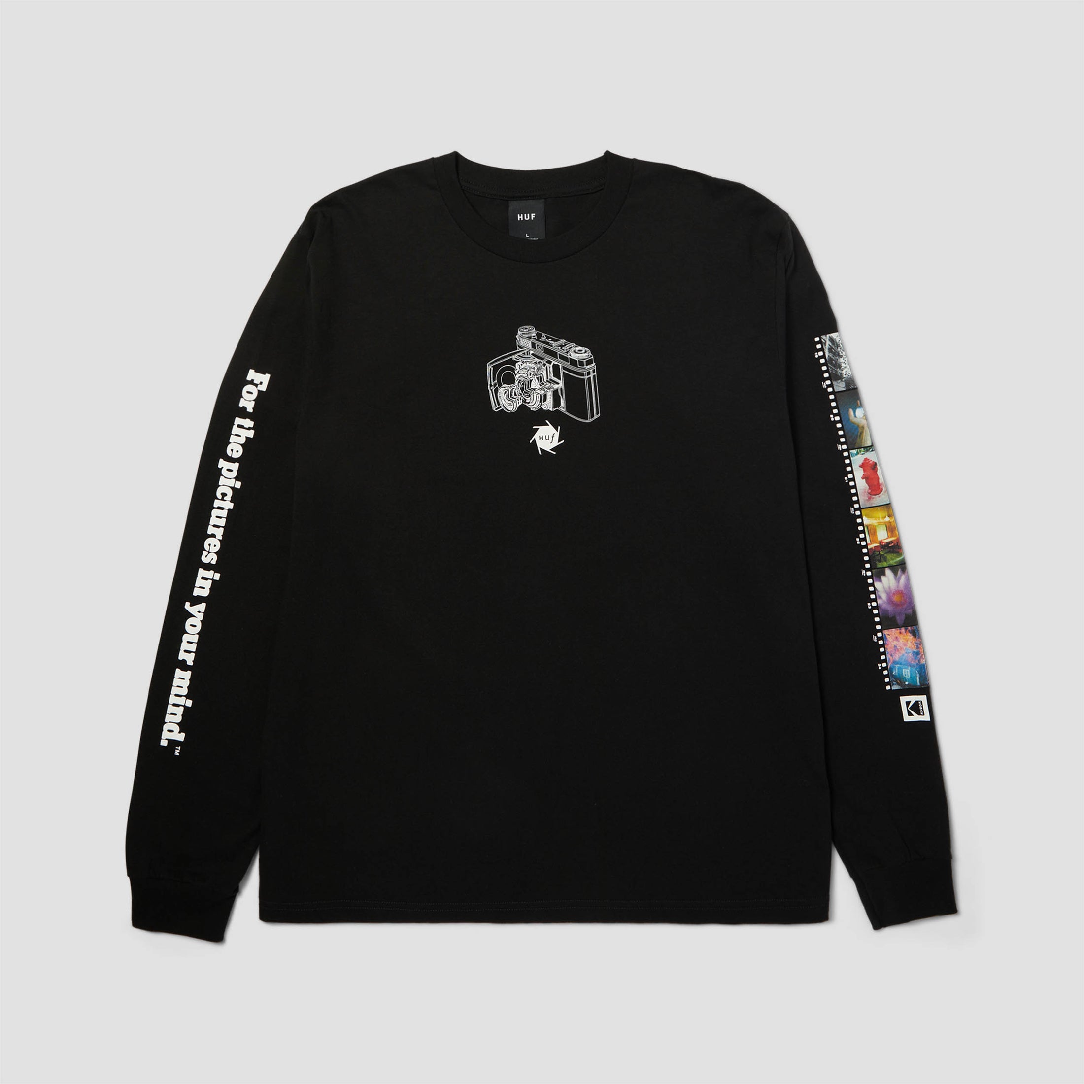 Huf x Kodak Inner Vision Longsleeve T-Shirt Black