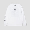 Load image into Gallery viewer, HUF Intergalactic Frequency Longsleeve T-Shirt White
