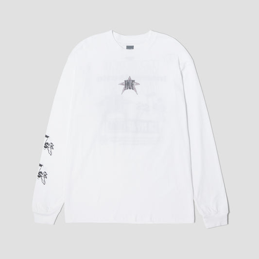 HUF Intergalactic Frequency Longsleeve T-Shirt White