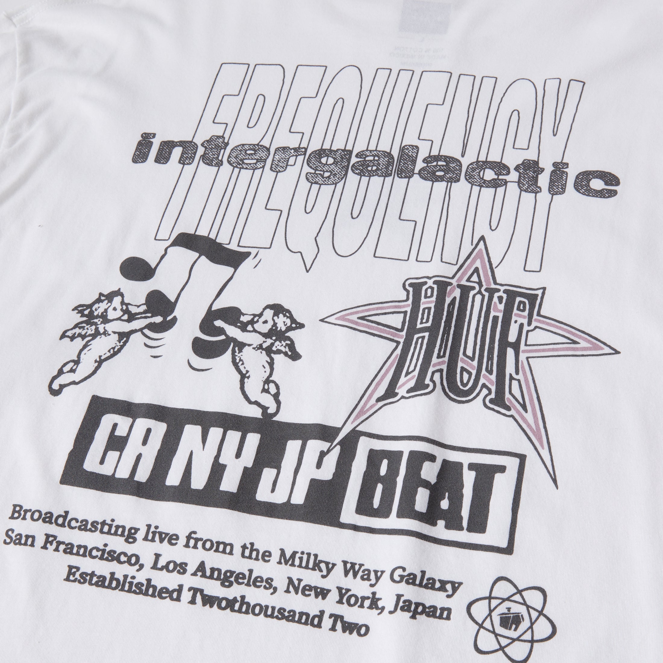 HUF Intergalactic Frequency Longsleeve T-Shirt White