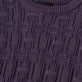 Load image into Gallery viewer, HUF Interlaced Jacquard Overdyed Crew Raisin
