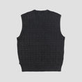 Load image into Gallery viewer, HUF Interlaced Jacquard Overdyed Vest Black
