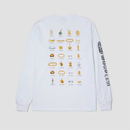 HUF Jewelry Longsleeve T-Shirt White