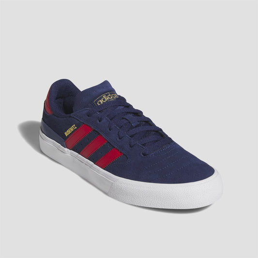 Adidas Busenitz Vulc II Skate Shoes Dark Blue / Better Scarlet / Gold Metallic