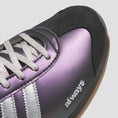 Load image into Gallery viewer, Adidas Country X Always Skate Shoes Core Black / Purple / Silver Metallic
