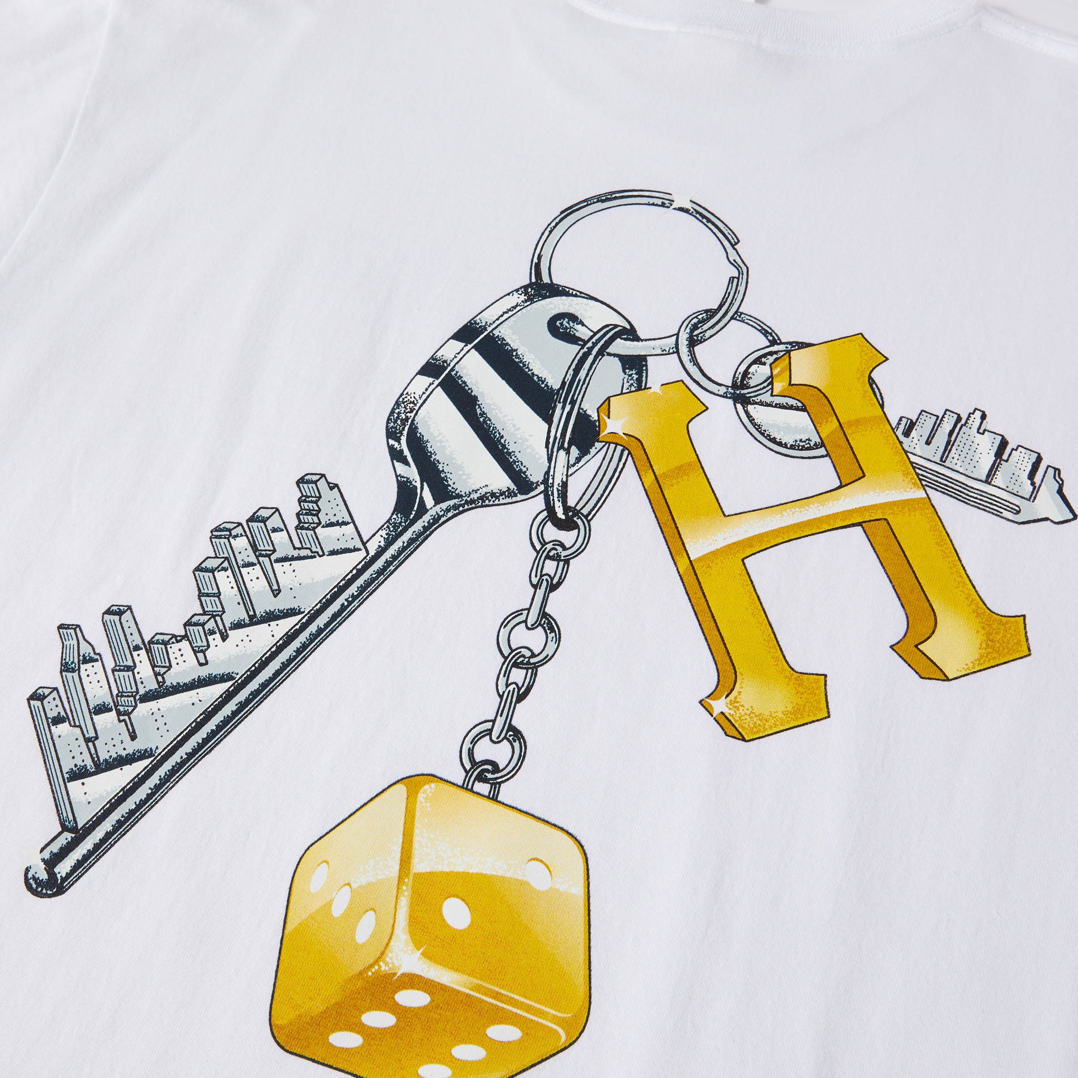 HUF Keys To The City T-Shirt White