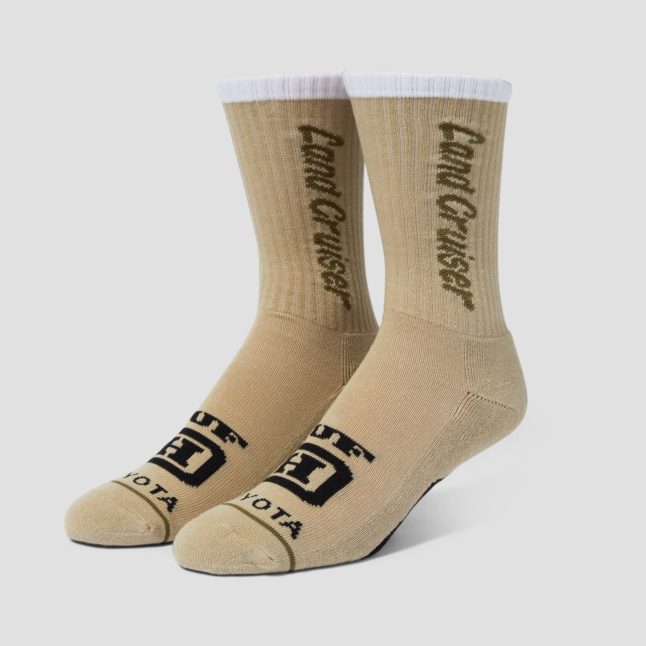 HUF x Land Cruiser Socks Khaki