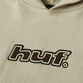 Load image into Gallery viewer, HUF Logo Applique Hooded Fleece Putty
