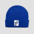 Load image into Gallery viewer, Passport Long Con Waffle Knit Beanie Royal Blue
