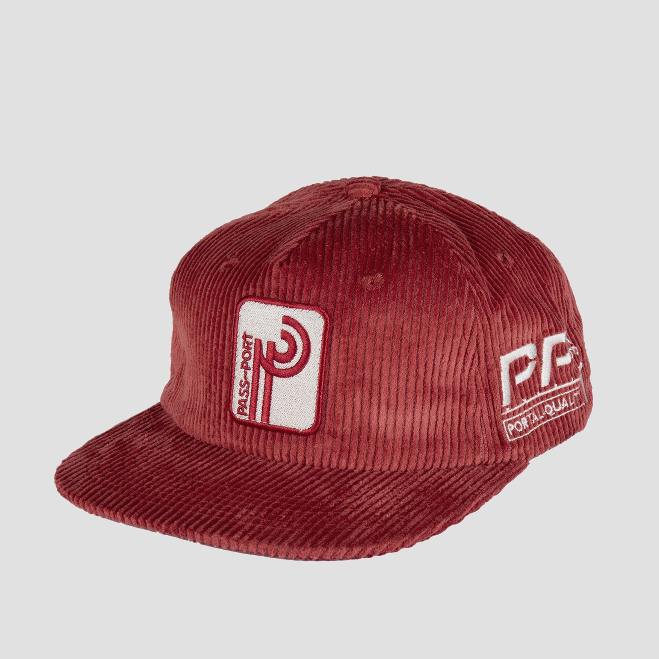 Passport Long Con Workers Cap Brick Red