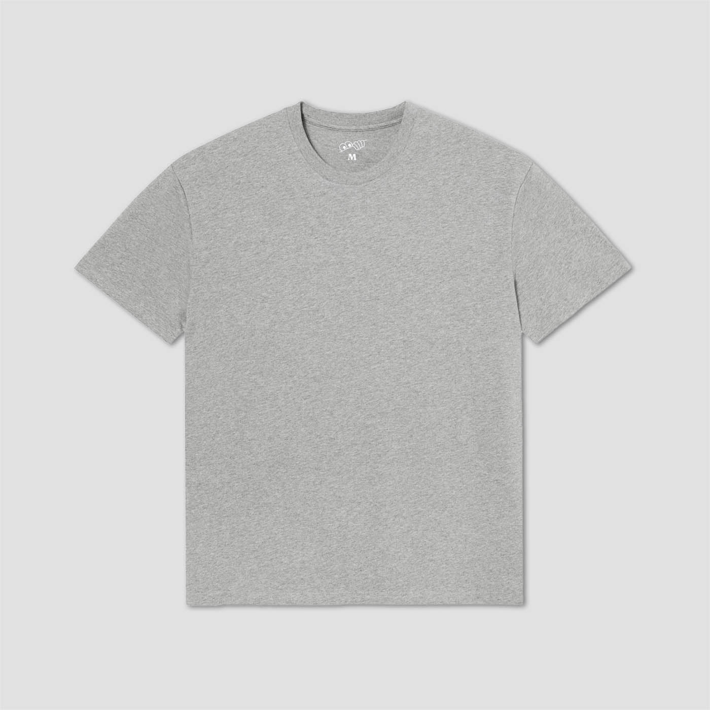 Last Resort AB Eurostyle T-Shirt Grey Melange / White