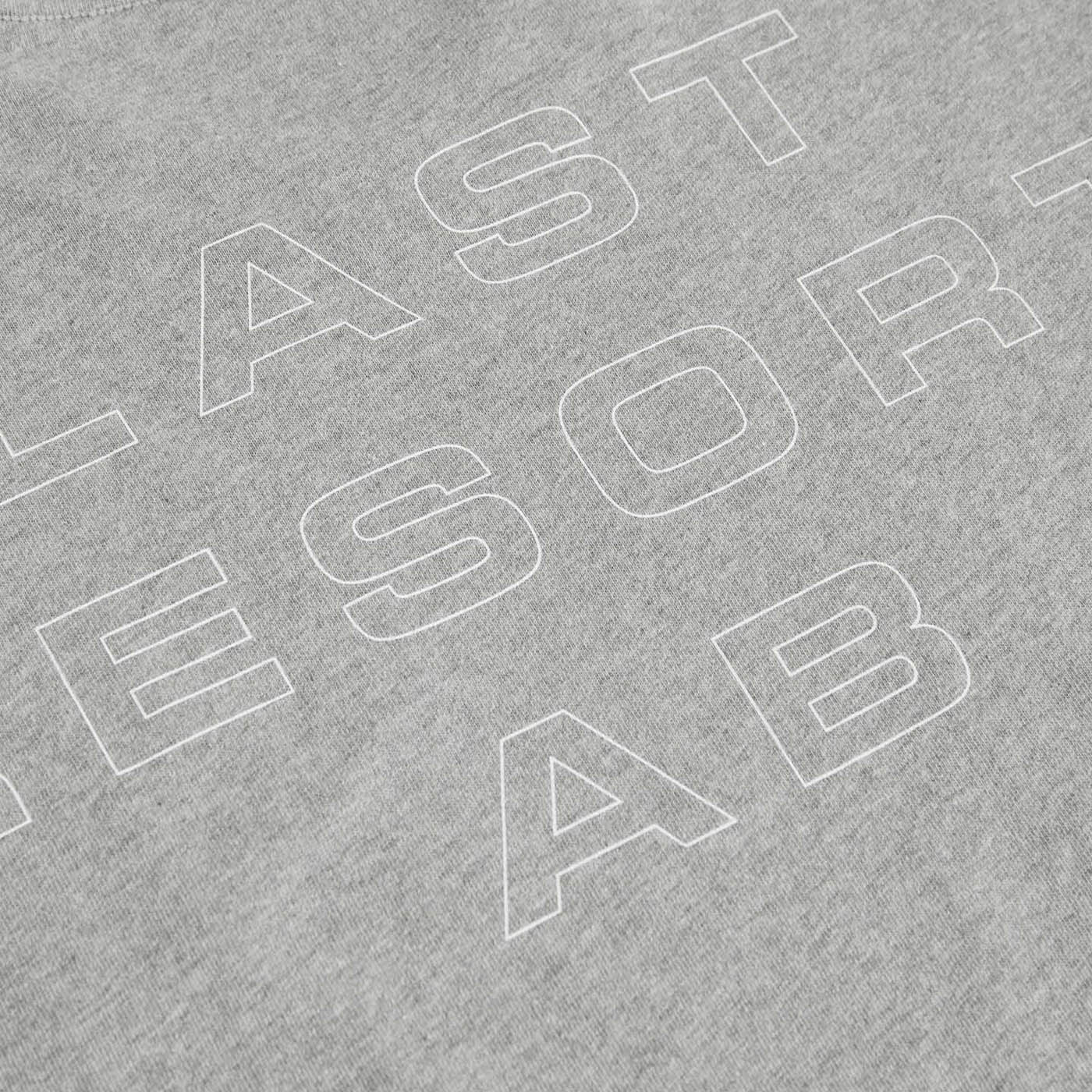 Last Resort AB Eurostyle T-Shirt Grey Melange / White