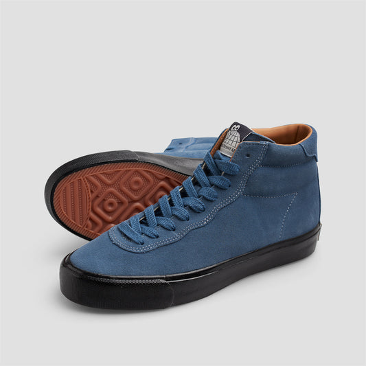 Last Resort AB VM001 Suede Hi Skateboard Shoes Dusty Blue / Black