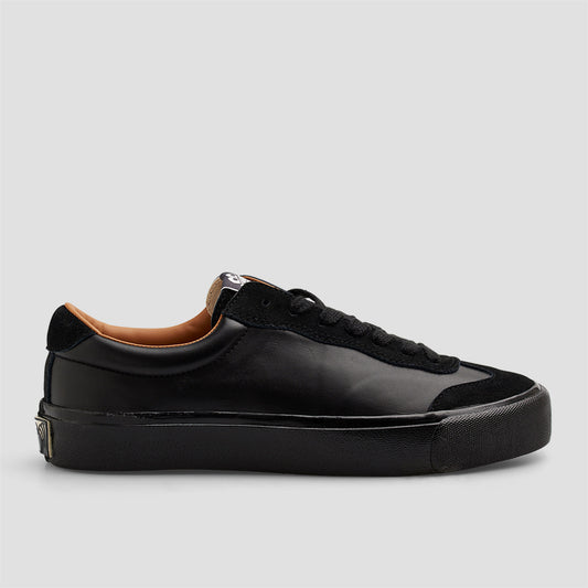 Last Resort AB VM004 Milic Leather / Suede Lo Skateboard Shoes Duo Black / Black