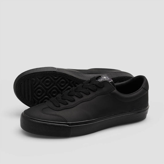 Last Resort AB VM004 Milic Leather Skate Shoes Worn Black / Black