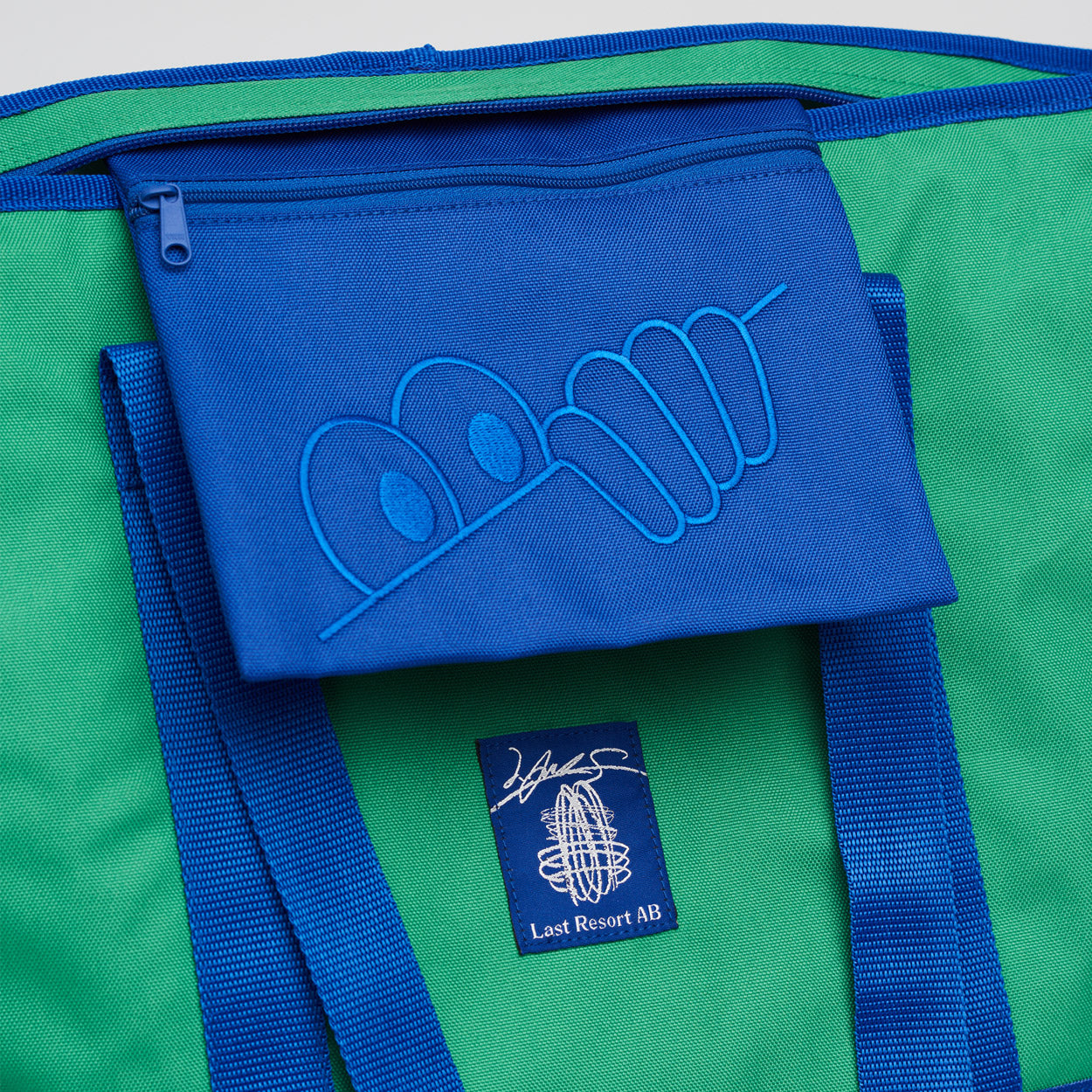 Last Resort AB x Julian Smith Cooler Bag Kelly Green / Klein Blue