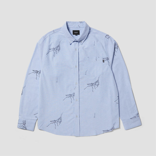 HUF Mantis Oxford Shirt Blue