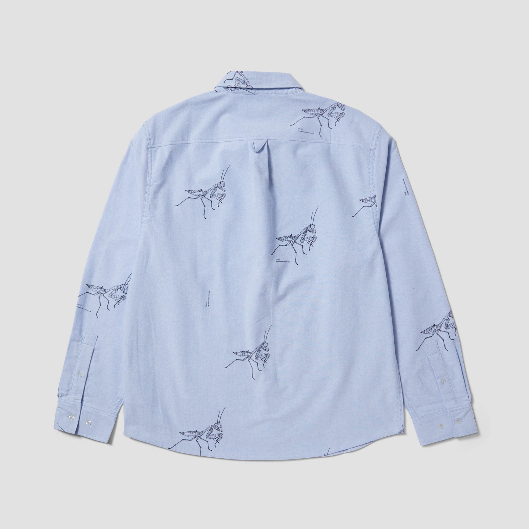 HUF Mantis Oxford Shirt Blue