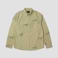 Load image into Gallery viewer, HUF Mantis Oxford Shirt Olive
