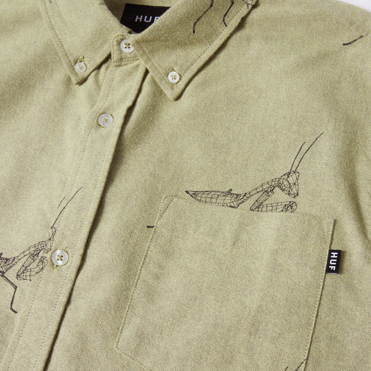 HUF Mantis Oxford Shirt Olive