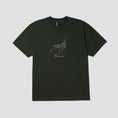 Load image into Gallery viewer, HUF Mantis T-Shirt Hunter Green
