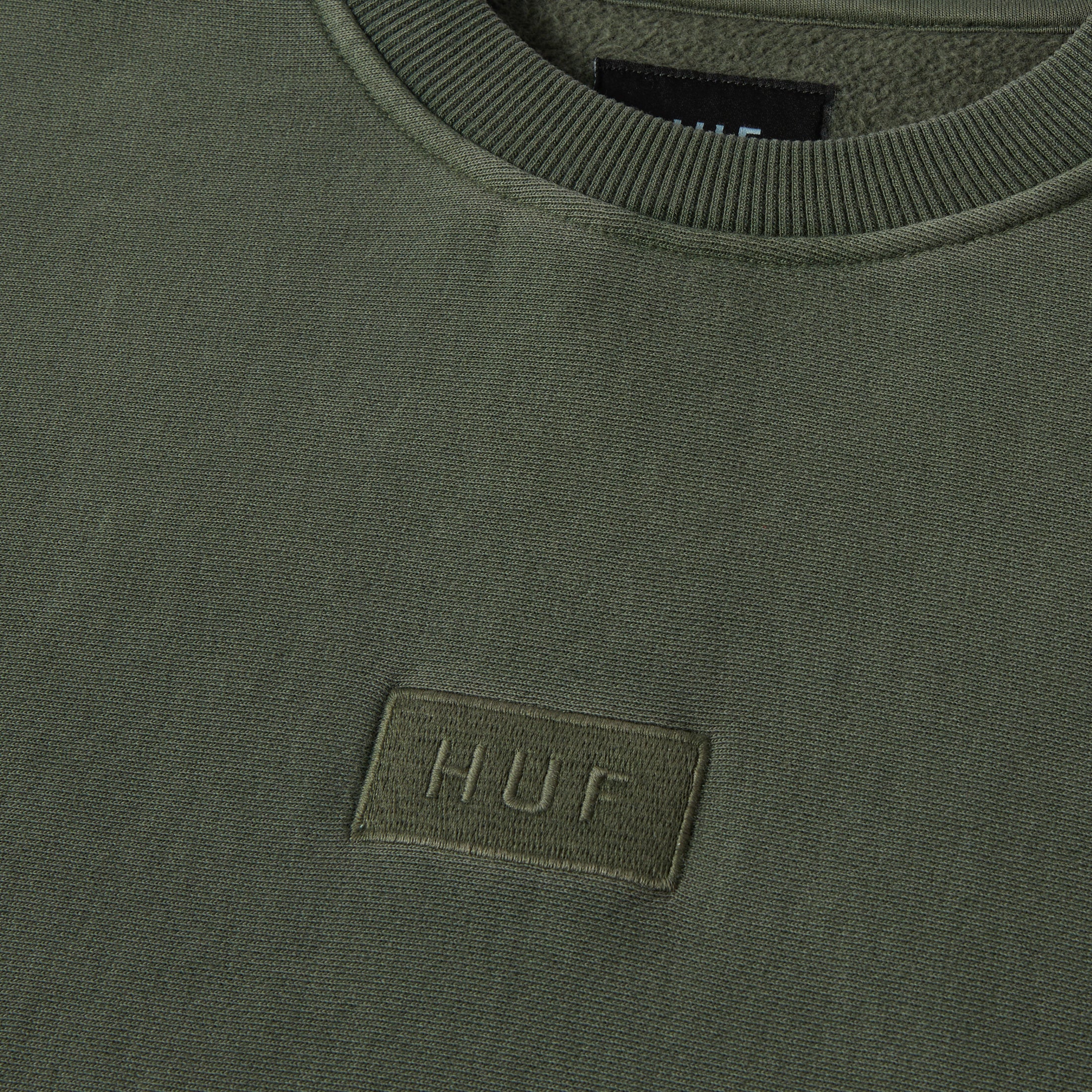 HUF Mason Crewneck Fleece Hunter Green