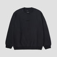 Load image into Gallery viewer, HUF Mason Crewneck Fleece Washed Black
