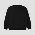 Load image into Gallery viewer, HUF Mason Fleece Crew Washed Black
