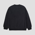 Load image into Gallery viewer, HUF Mason Crewneck Fleece Washed Black
