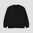 Load image into Gallery viewer, HUF Mason Fleece Crew Washed Black
