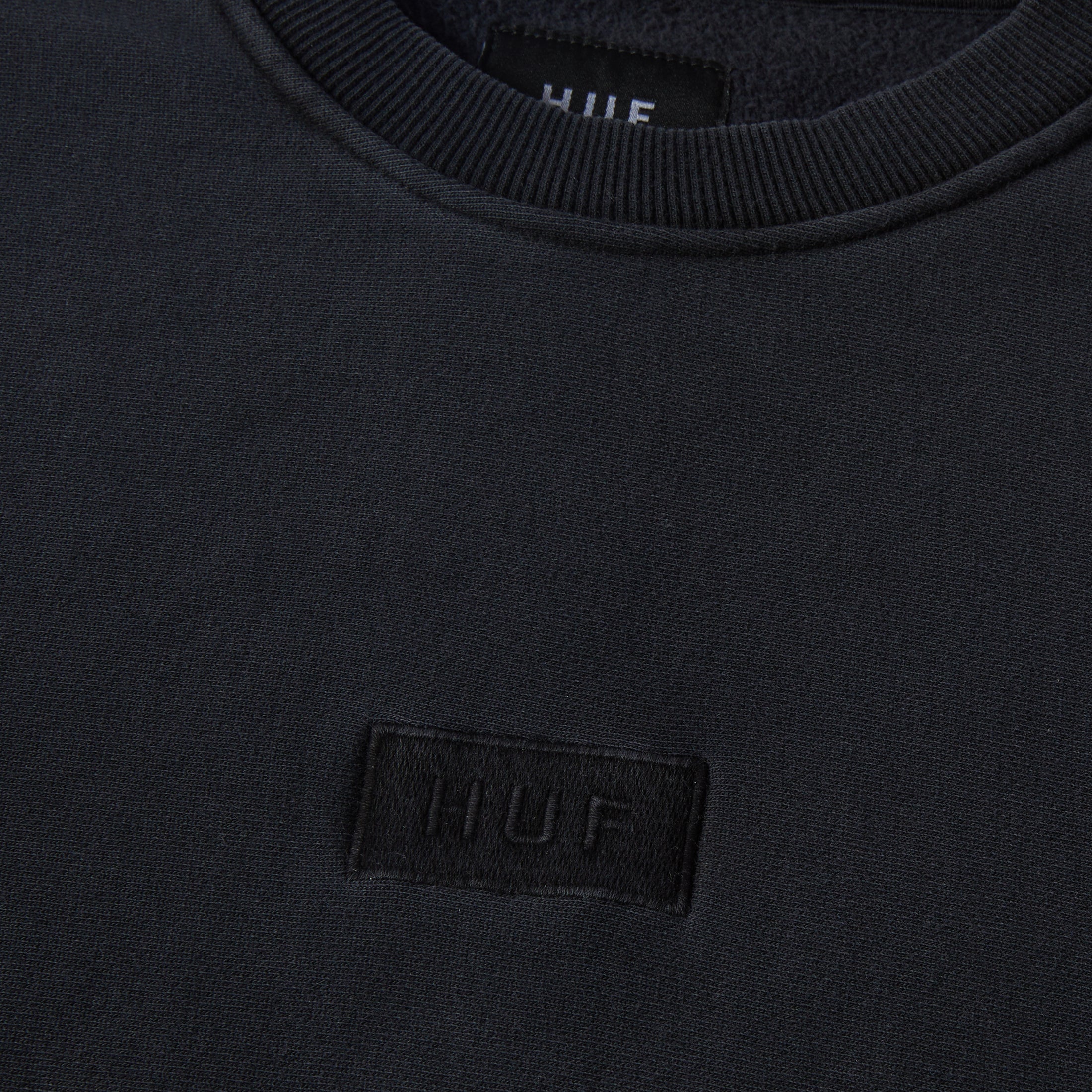 HUF Mason Crewneck Fleece Washed Black