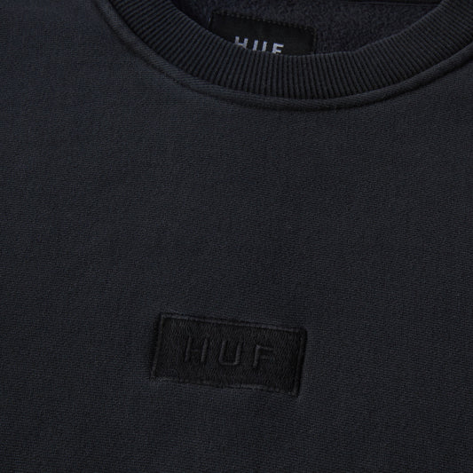 HUF Mason Crewneck Fleece Washed Black