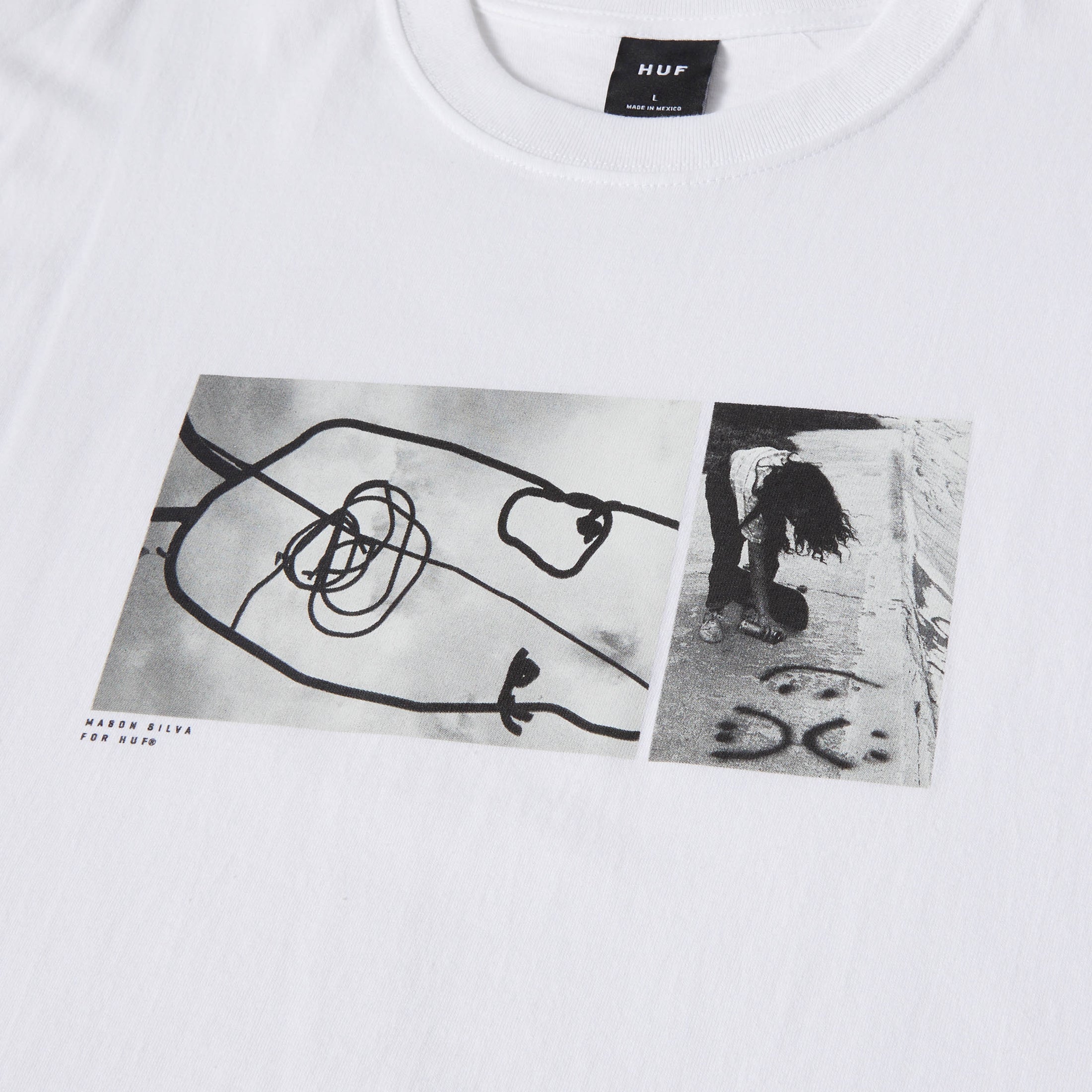 HUF Mason Photos T-Shirt White