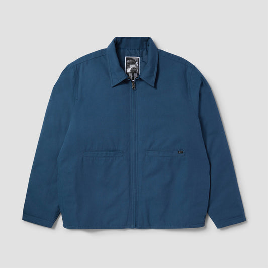 HUF Mason Reversible Shacket Oil Blue