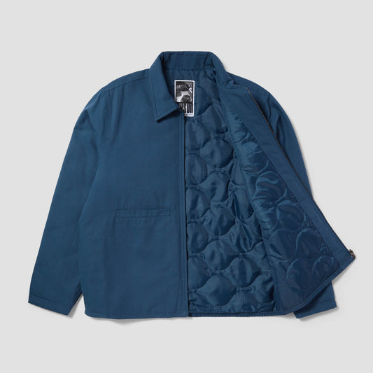 HUF Mason Reversible Shacket Oil Blue