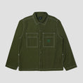 Load image into Gallery viewer, HUF Mason Shacket Hunter Green
