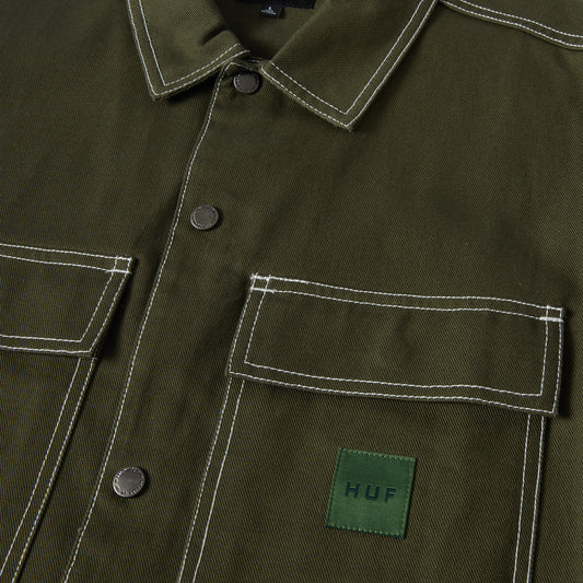 HUF Mason Shacket Hunter Green