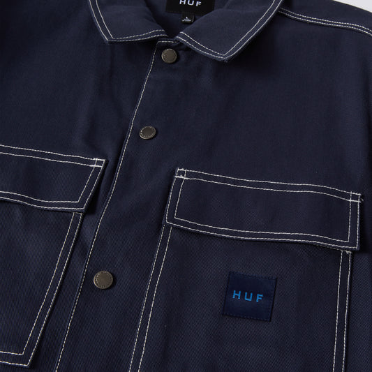 HUF Mason Shacket Navy