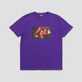 Load image into Gallery viewer, Come To My Church Alien Attack T-Shirt Purple
