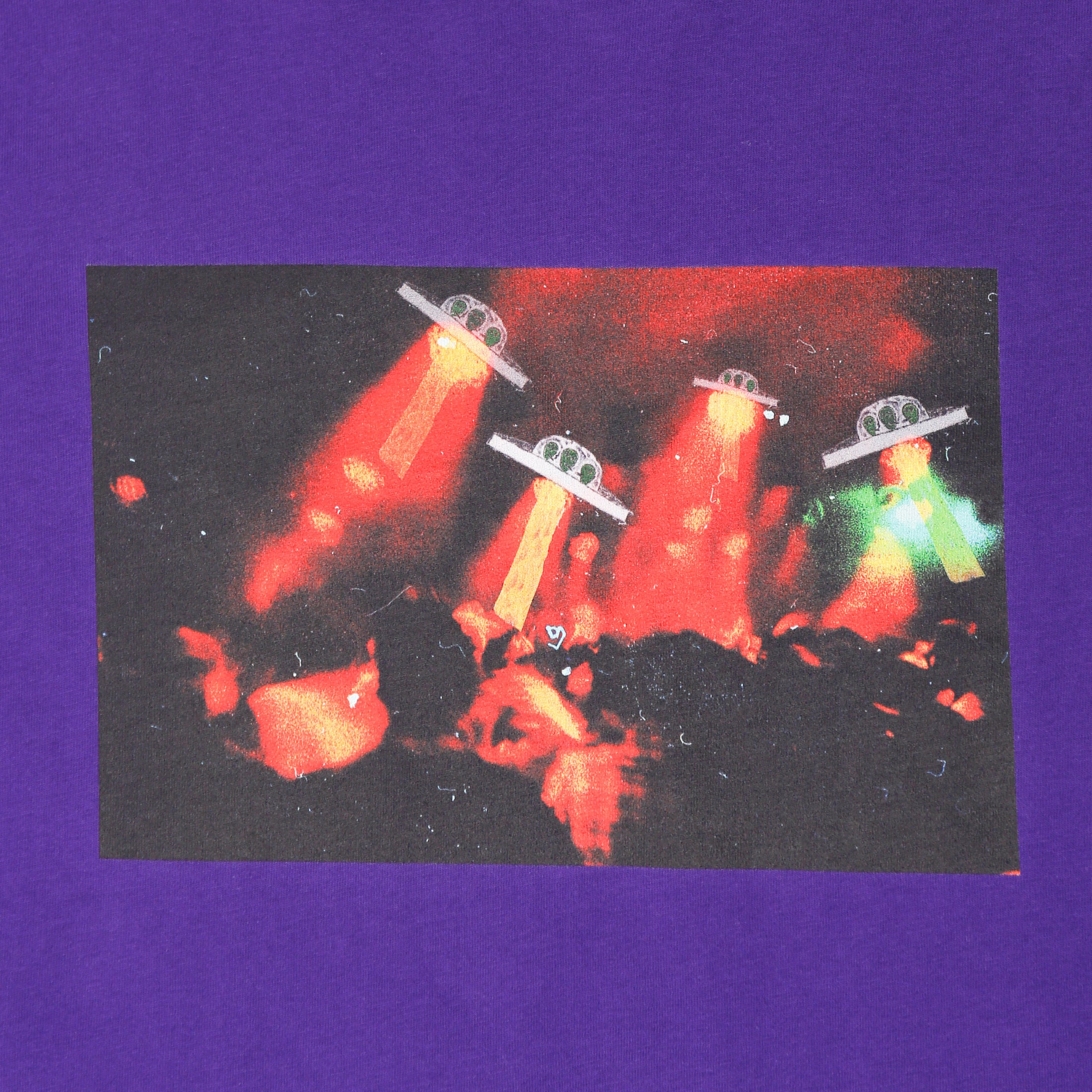 Come To My Church Alien Attack T-Shirt Purple